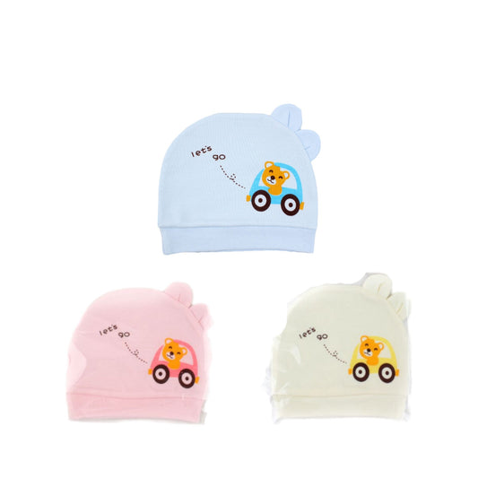Gorro para Bebe Algodon (1-3 meses)