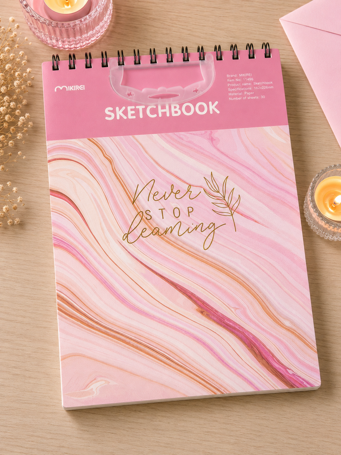 Sketchbook para dibujo y nota 18x25cm
