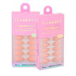 Uñas Press On Almendradas Francesa Oro Rosa Cat Eye