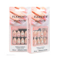 Uñas Press On Kawaii Poodle Cat Eye Almond