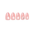 Uñas Press On Francesa Glitter Coquette Almond