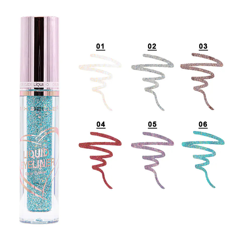 Delineador de Ojos Líquido Glitter 3