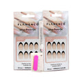 Uñas Press On French Noir Almond