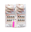 Uñas Press On French Noir Almond