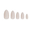 Uñas Press On Nude Minimalist Almond