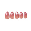 Uñas Press On Ocaso Perlado Cat Eye Almond - segunda imagen