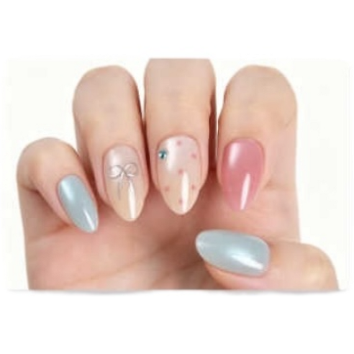 Uñas Press On Almendradas Modelo 121