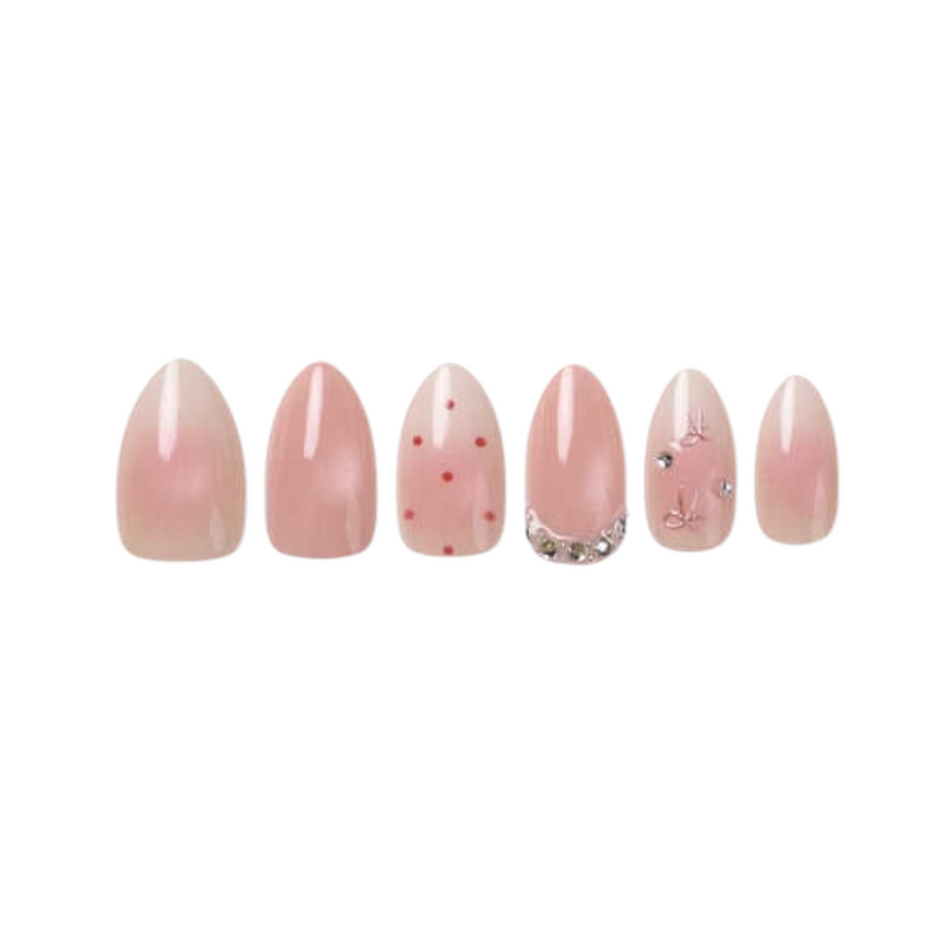 Uñas Press On Almendradas Modelo 124