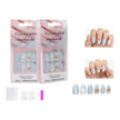 Uñas Press On Almendradas Modelo 127
