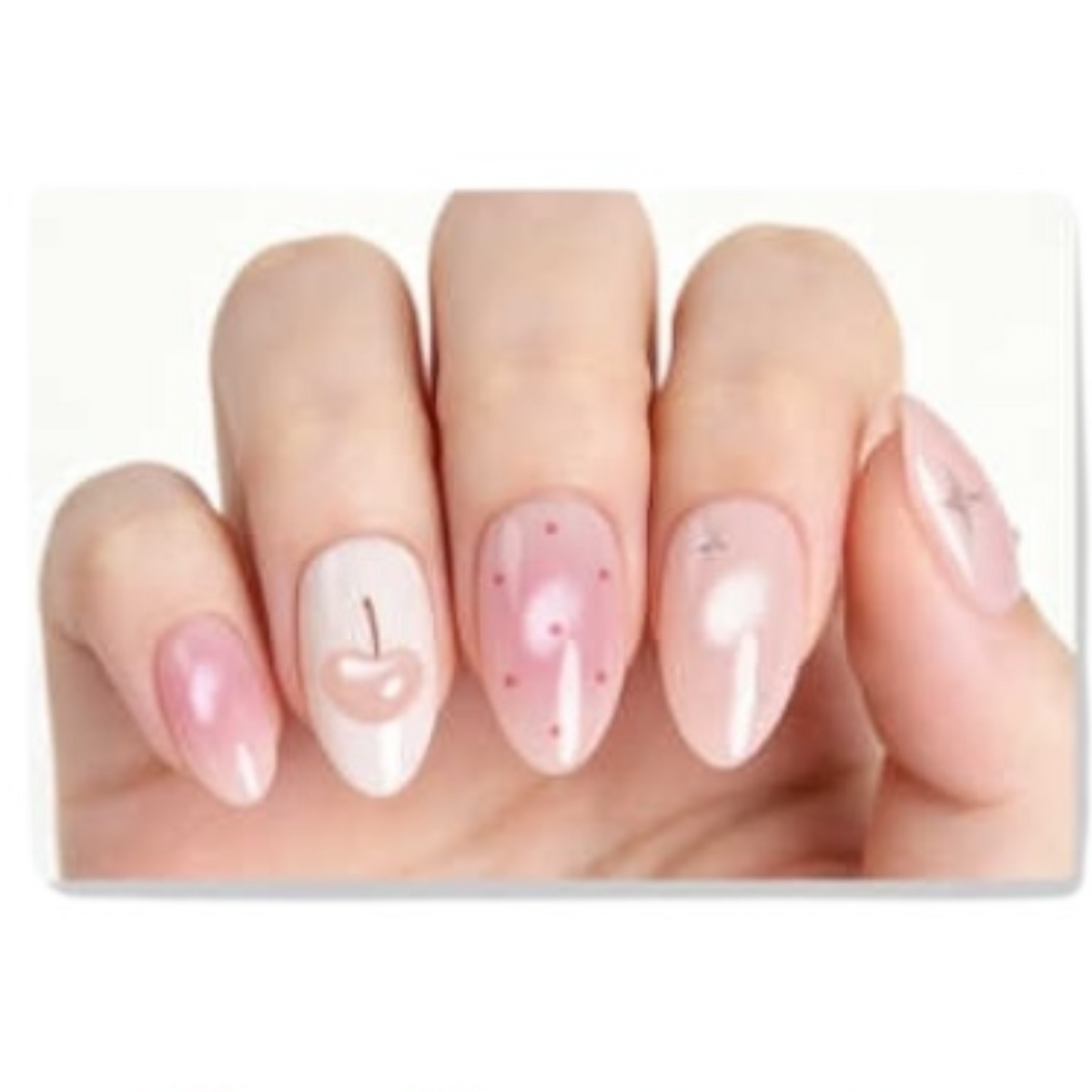 Uñas Press On Almendradas Modelo 128