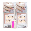 Uñas Press On Midnight Spark French Almond