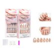 Uñas Press On Almendradas Modelo 85