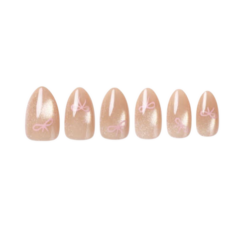 Uñas Press On Almendradas Modelo 85