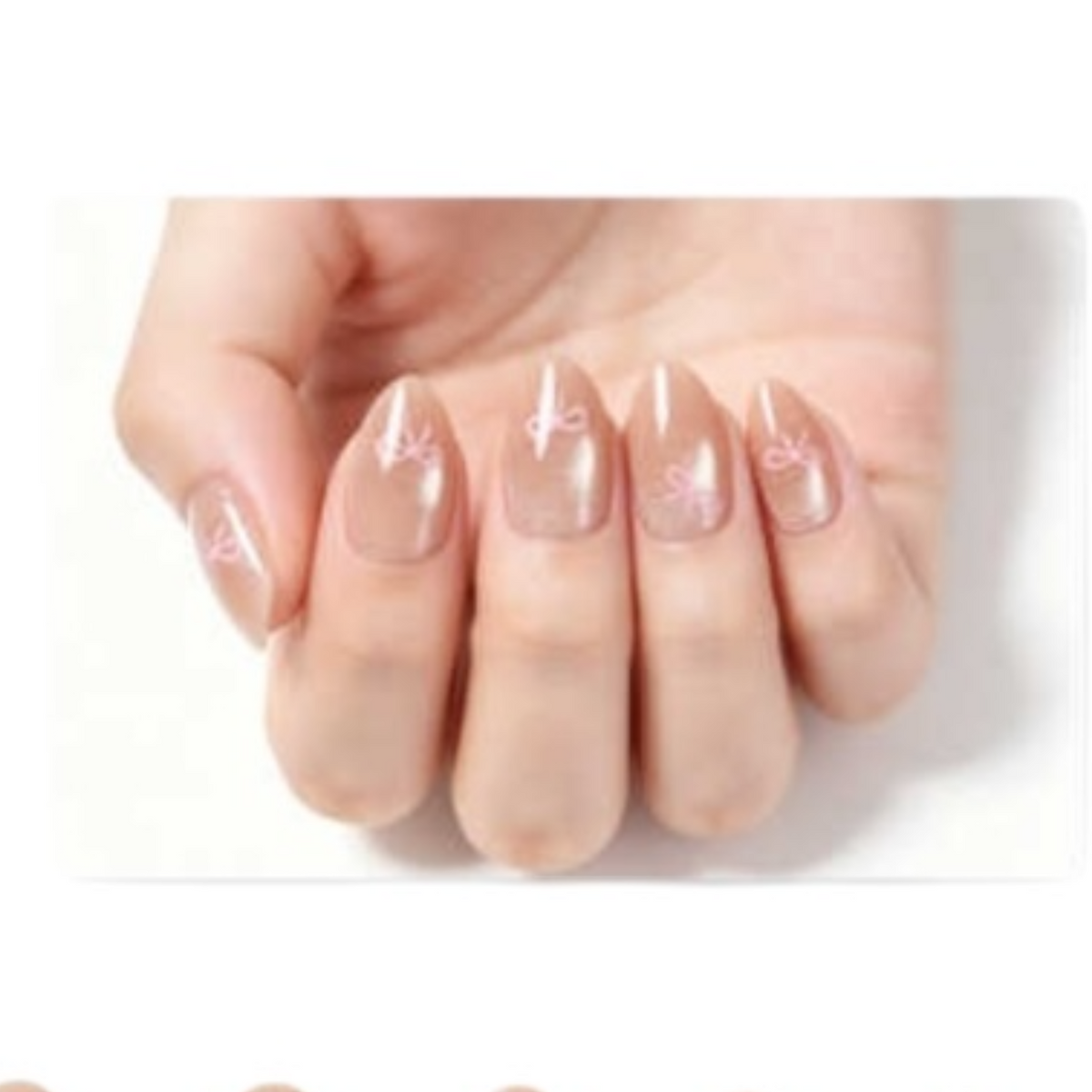 Uñas Press On Almendradas Modelo 85