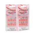 Uñas Press On Almendra Gatito Kawaii Coquette