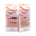 Uñas Press On Almendra Aura Degradado Cat Eye
