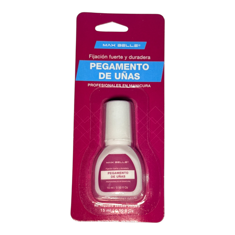 Pegamento Gel Rosa Coreano para Uñas 15 ml
